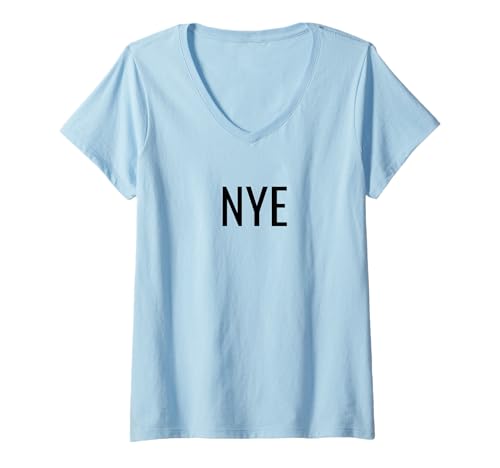 Damen Nye T-Shirt mit V-Ausschnitt von Nye
