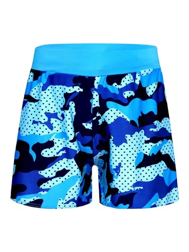 Nyeemya Jungen Badeshorts Schnelltrocknend Boardshorts Badehose mit Verstellbarem Tunnelzug Urlaub Shorts 5-12 Jahre Typ 4 146-152 von Nyeemya