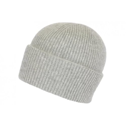 Nyls Création Mütze Angora, Grau, China, aus weicher Wolle und Klasse Antje – Größe: Einheitsgröße – Farbe: Grau – Unisex, grau, Einheitsgröße von Nyls Création
