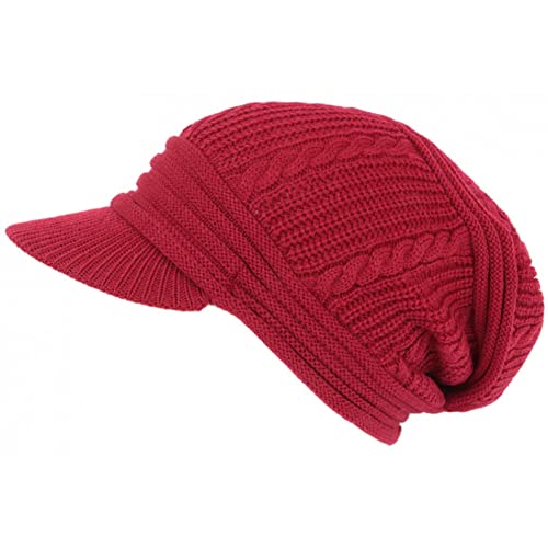 Nyls Création Mütze Rasta rot Fashion aus Wolle Kifty Unisex, rot, Einheitsgröße von Nyls Création