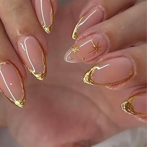 Nymora 24 Stück Press on Nails Mandel Mittellang Nude Rosa Nägel für Frauen Mädchen, French Tips Künstliche Nägel Glänzend Full Cover Acryl Kunstnägel. Nymora 24 Stück Press on Nails Mandel Mittellang Nude Rosa Nägel für Frauen Mädchen, French Tips Künstliche Nägel Glänzend Full Cover Acryl Kunstnägel. von Nymora
