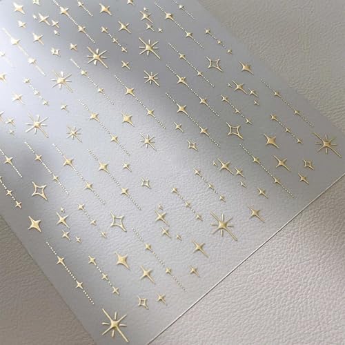 Nymora Nagelsticker Marmor Linie 1 Blatt Nail Art Sticker Nagelsticker Selbstklebend Nageldesign Zubehör. Goldene Sternen Nagelsticker Nymora Nagelsticker Marmor Linie 1 Blatt Nail Art Sticker Nagelsticker Selbstklebend Nageldesign Zubehör. Goldene Sternen Nagelsticker von Nymora