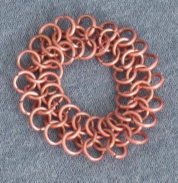 Kupfer Chainmaille Ring Jeder Größe 4 in 1 Kupfer Chainmaille Ring Jeder Größe 4 in 1 von NyteSpryte