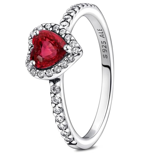 Damen 925 Sterling Silber Ringe Herz Ringe,Damen Promise Ring Silber 925 Damen#50 Damen 925 Sterling Silber Ringe Herz Ringe,Damen Promise Ring Silber 925 Damen#50 von Nyunyuma
