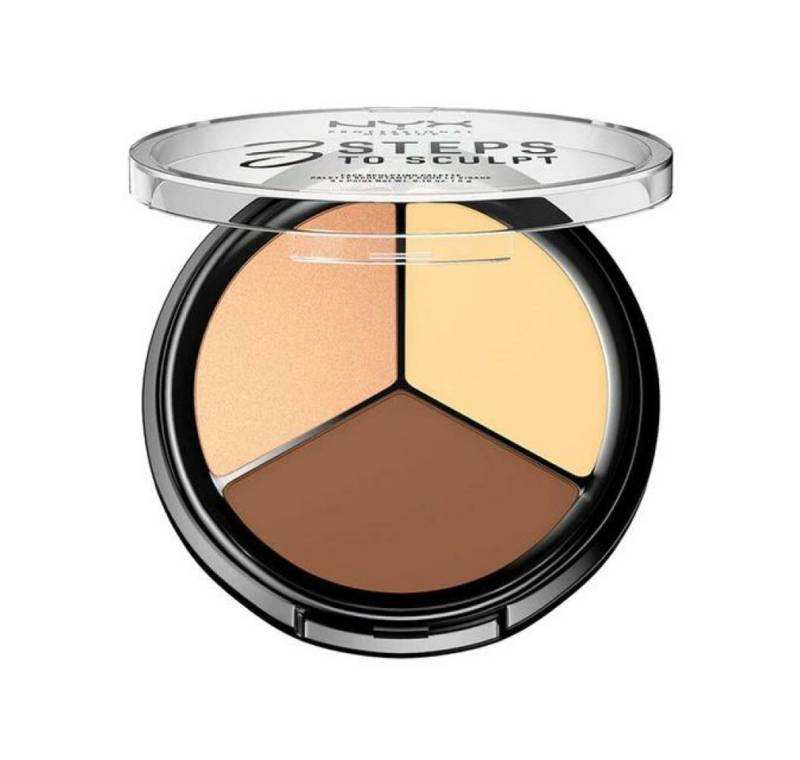 Nyx Professional Make Up Concealer-Palette 3 Steps to Sculpt Face Sculpting Palette Light 5g von Nyx Professional Make Up