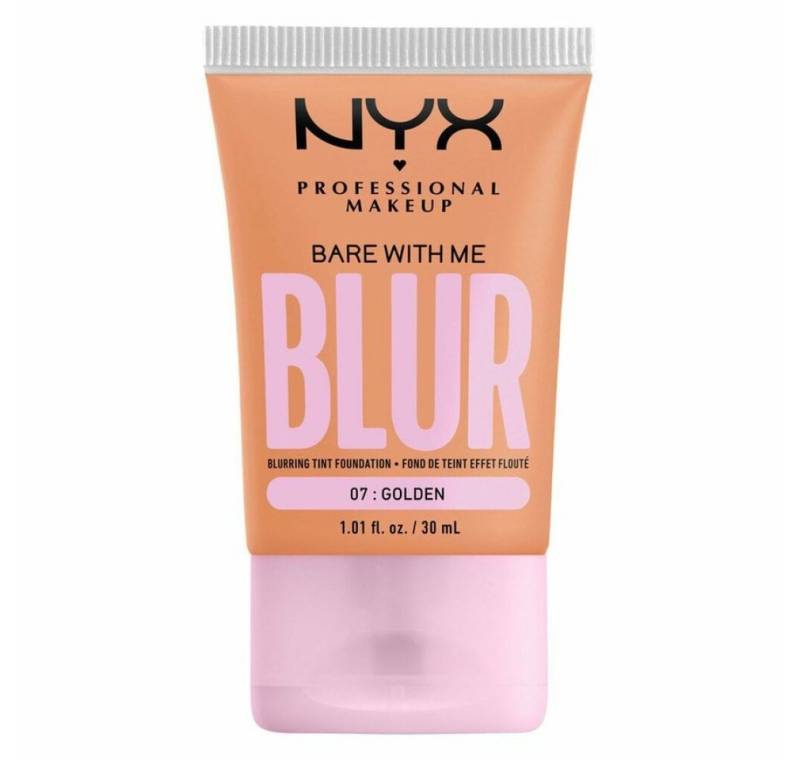 Nyx Professional Make Up Foundation BARE WITH ME BLUR #07- golden 30ml von Nyx Professional Make Up