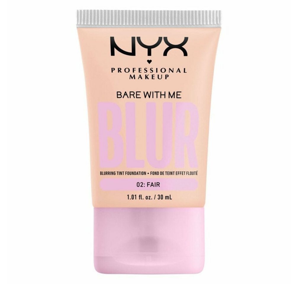 Nyx Professional Make Up Foundation Bare With Me Blur 02-Fair 30ml von Nyx Professional Make Up