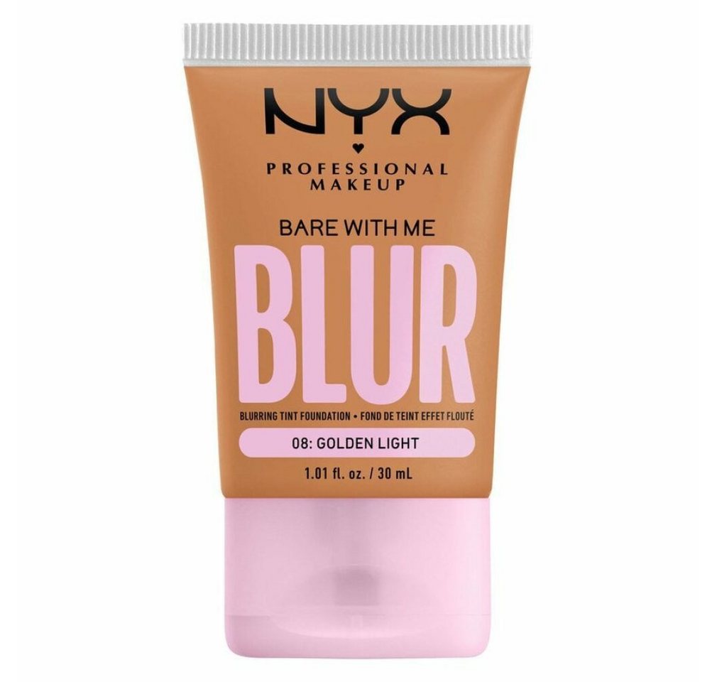 Nyx Professional Make Up Foundation Bare With Me Blur 08-Golden Light 30ml von Nyx Professional Make Up