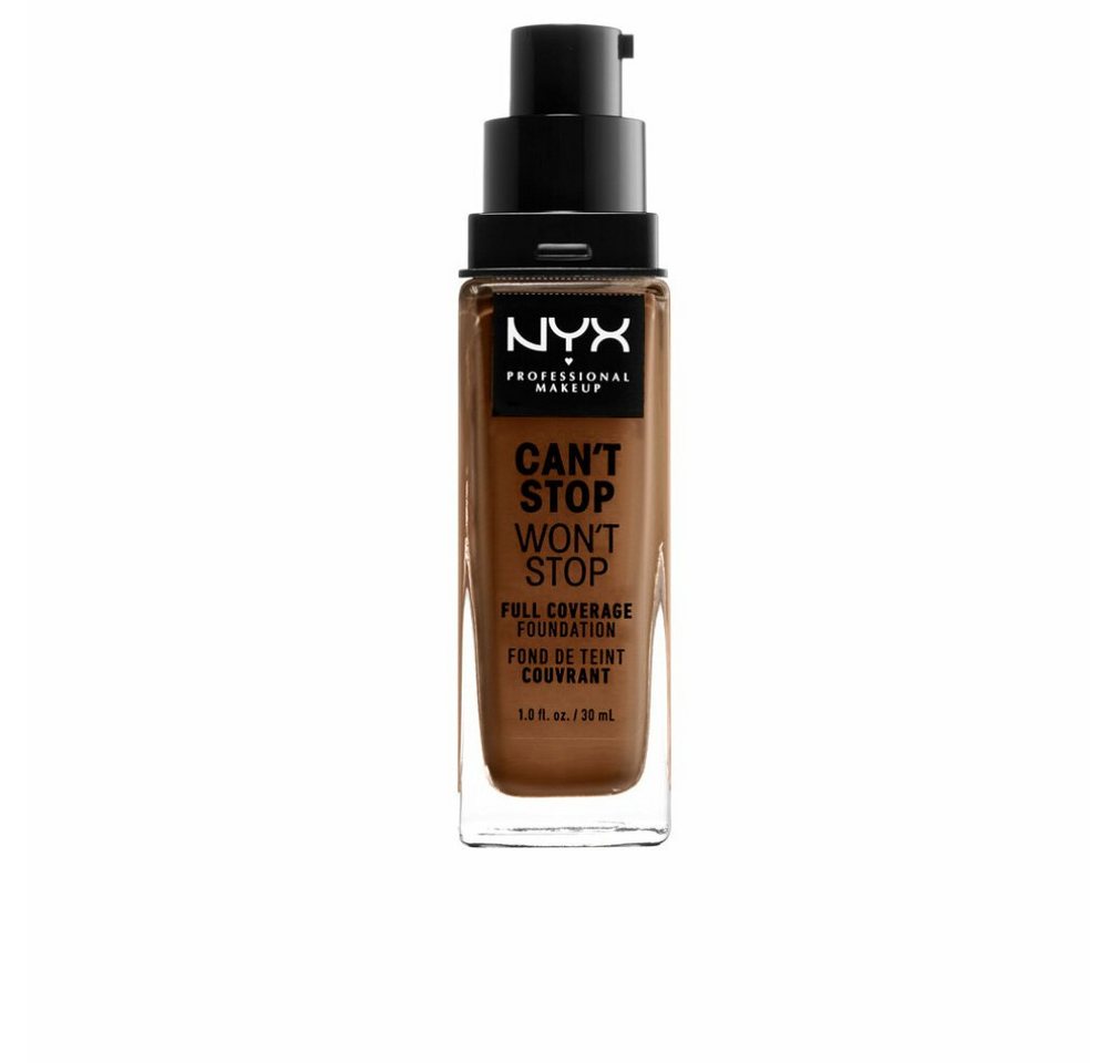 Nyx Professional Make Up Foundation Can't Stop Won't Stop Full Coverage Foundation Cappucciono 30ml von Nyx Professional Make Up