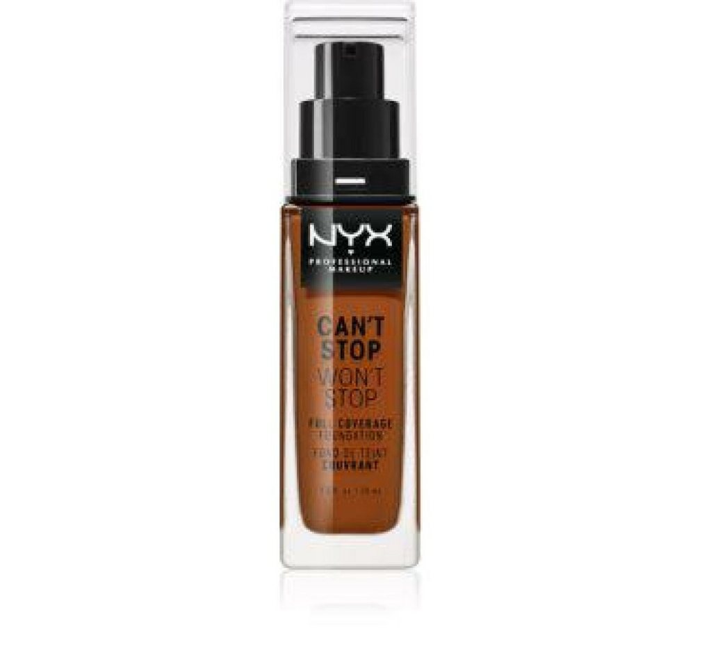 Nyx Professional Make Up Foundation Can't Stop Won't Stop Full Coverage Foundation Deep Walnut 30ml Nyx Professional Make Up Foundation Can't Stop Won't Stop Full Coverage Foundation Deep Walnut 30ml von Nyx Professional Make Up