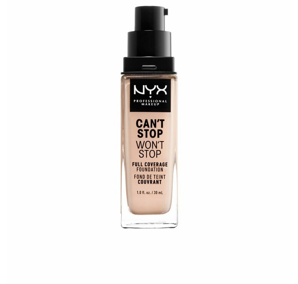 Nyx Professional Make Up Foundation Can't Stop Won't Stop Full Coverage Foundation Light Porcel 30ml Nyx Professional Make Up Foundation Can't Stop Won't Stop Full Coverage Foundation Light Porcel 30ml von Nyx Professional Make Up