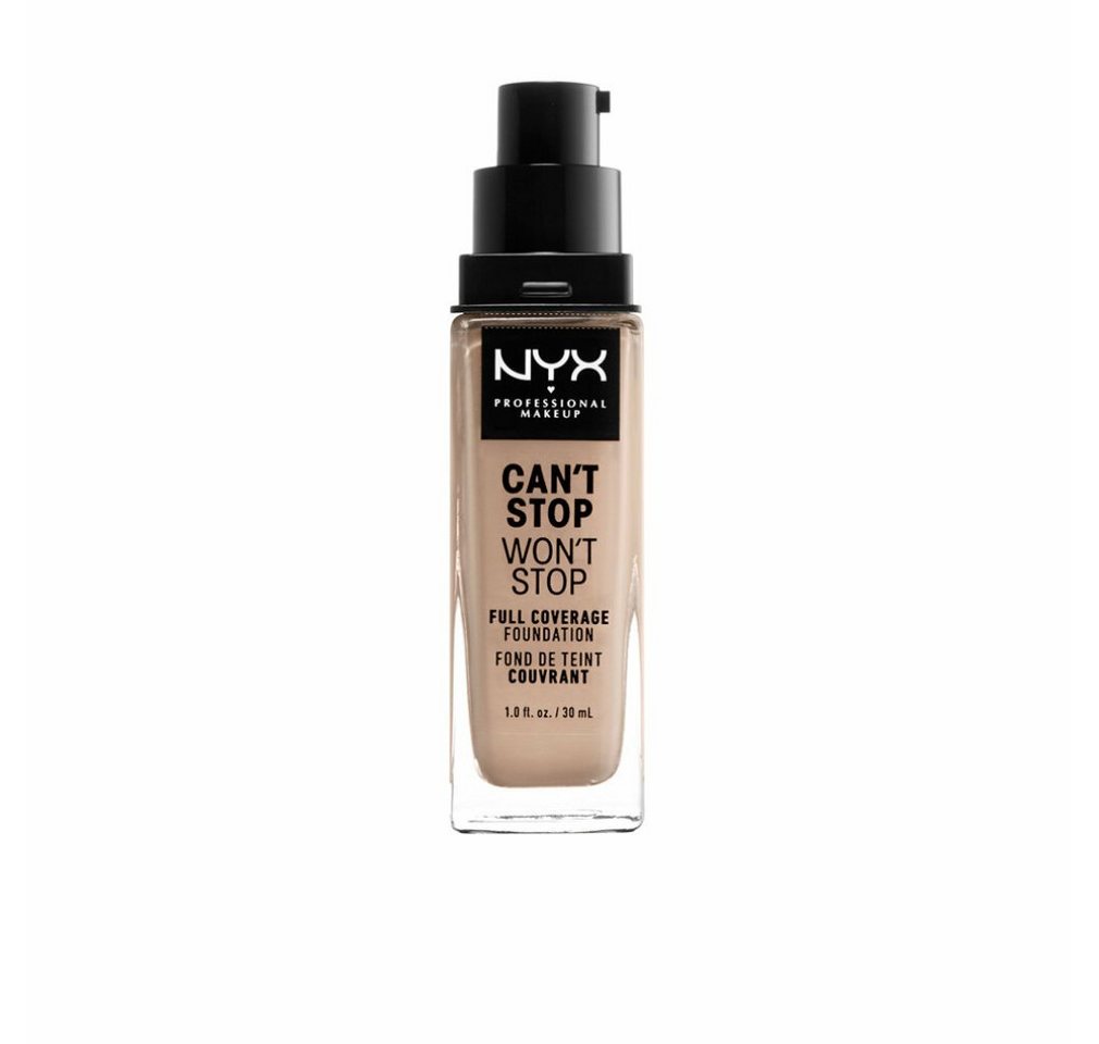 Nyx Professional Make Up Foundation Can't Stop Won't Stop Full Coverage Foundation Porcelain 30ml von Nyx Professional Make Up