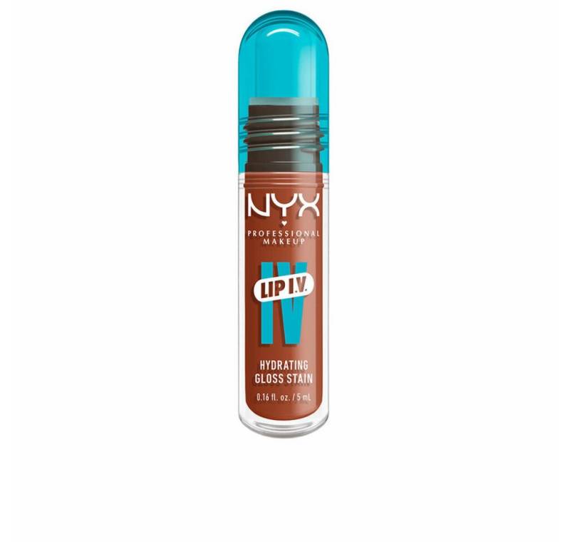Nyx Professional Make Up Lipgloss Lipgloss Lip IV Gloss Serum, 01 Caramel Drip, 5 ml von Nyx Professional Make Up