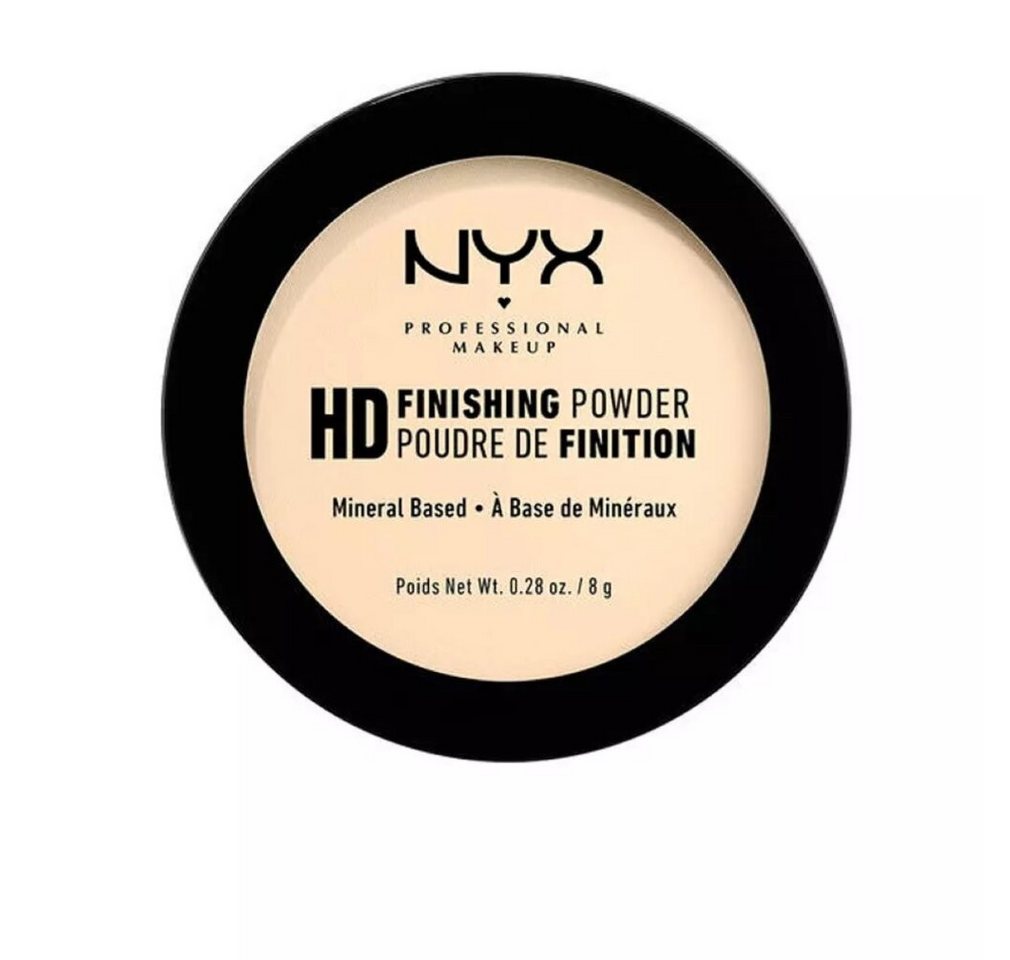 Nyx Professional Make Up Puder HD FINISHING POWDER mineral based #banana 2,8 gr von Nyx Professional Make Up