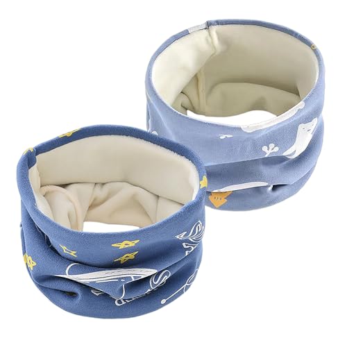 NyxSeat 2 Stück Kinder-Halstuch, Fleece-Schal, Hals-Thermoschlauch, Kinder-Schlauchschal, Warmer Und Winddichter Halstuch, Winter-Halstuch von NyxSeat