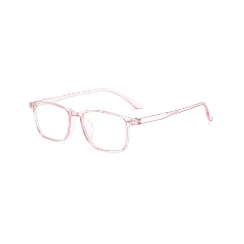 Nyxphy Stylische Kurzsichtige Brille mit Blaulichtfilter – Tr90 Leichte Fernbrille mit Sehstärke Damen Herren (Rosa, -3.5, Dioptrien) von Nyxphy