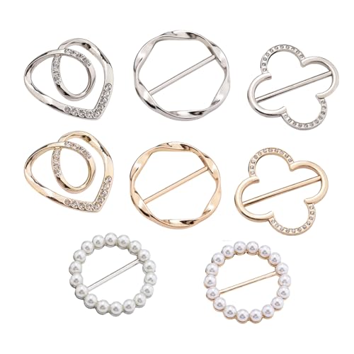 8 x Schal-Ring-Clips von Nzexlyva