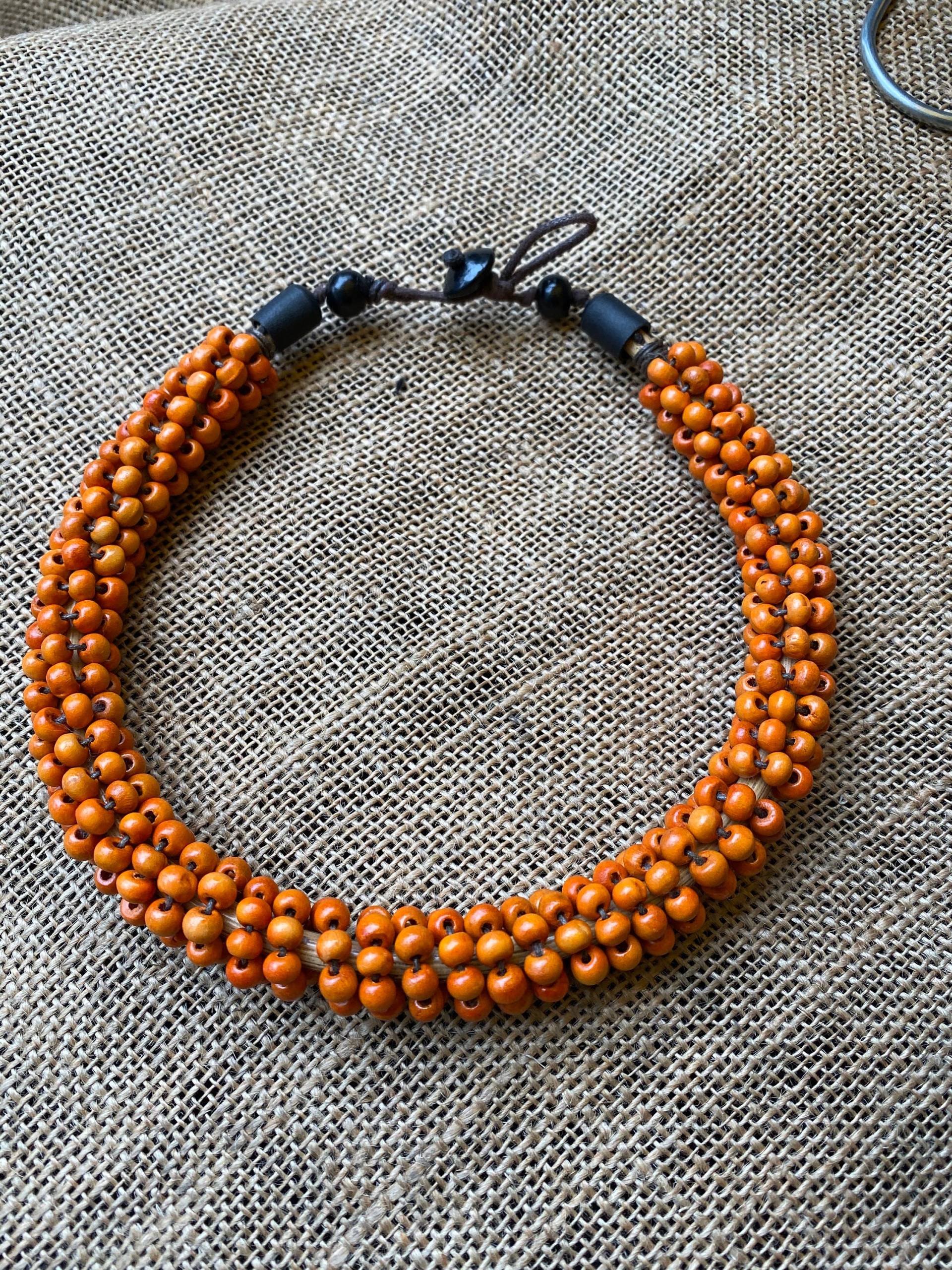 Tannian Halskette, Perlenkette, Bambus Farbige Statement Schmuck, Arbeitskleidung Halskette. Bold Frauen Schmuck Tannian Halskette, Perlenkette, Bambus Farbige Statement Schmuck, Arbeitskleidung Halskette. Bold Frauen Schmuck von NzinghaJewellery