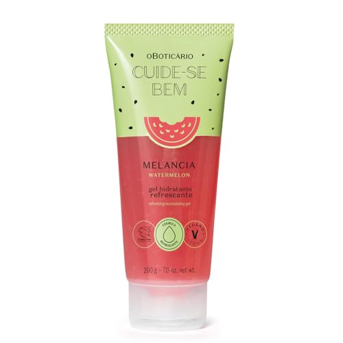 O Boticário Cuide-se Bem Wassermelone Körperlotion I Feuchtigkeitsspendendes Körpergel erfrischend parfümiert Damen 24 Stunden Hydratation Vegan, 200 g von O BOTICARIO