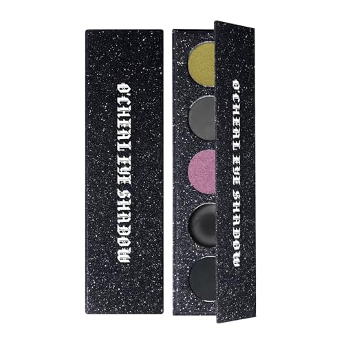 O'CHEAL 5 Farben Schminke Nackt Farben Lidschatten Palette Natur Nackt Matt Schimmern Glitzer Pigment Lidschatten Paletten Set Wasserdicht Smokey Professionell Schönheit Schminke 13g 02# von O'CHEAL