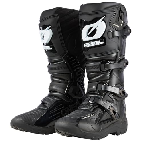 O'NEAL | Motocross-Stiefel | Enduro Motorrad | Fuß & Schaltzonenschutz, Mikrofaser Hitzeschutz, Perforiertes Innenfutter für bessere Belüftung | Boots RMX Enduro | Erwachsene | Schwarz| Größe 40 von O'NEAL