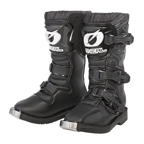 O'NEAL | Ersatzsohlen Motocross-Stiefel | Kinder | Enduro MTB BMX | Paar Ersatzsohlen für Rider Youth Boot | Rider Youth Boot Spare Sole Set Strap Kit Schwarz | Größe 34-35 von O'NEAL