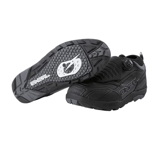 O'NEAL Mountainbike Schuhe Loam WP SPD Schuhe Vegan I Atmungsaktiv & wasserdicht I MTB Downhill Freeride | Unisex MTB Schuhe Herren Damen I Schwarz I Größe 45 von O'NEAL