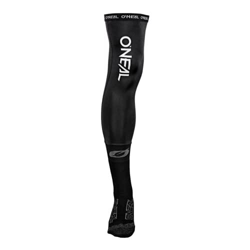 O'NEAL | Motocross-Socken | Motocross Enduro | Strickgewebe für Komfort, Mesh-Rückseite für mehr Belüftung, Silikonstreifen zum Fixieren | Pro XL Knee Brace Sock | Erwachsene | Schwarz | One Size von O'NEAL