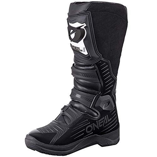 O'NEAL Motocross Stiefel RMX Boot EU I Enduro Motorrad I Ergonomische Motorradschuhe Herren & Damen mit Anti-Rutsch Sohle I Schwarz I Größe 40 von O'NEAL