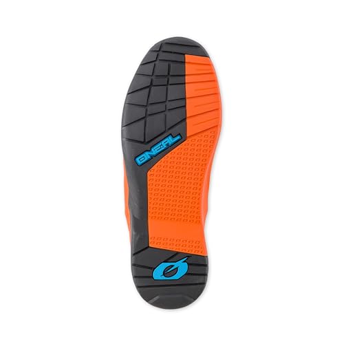 O'NEAL Motocross Stiefel RMX Boot EU I Enduro Motorrad I Ergonomische Motorradschuhe Herren & Damen mit Anti-Rutsch Sohle I Schwarz-Orange I Größe 45 von O'NEAL