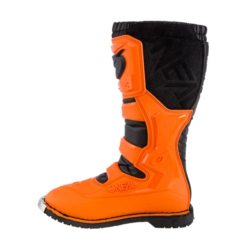 O'NEAL | Motocross-Stiefel | Enduro Motorrad | Komfort durch Air-Mesh-Innenleben, vier Verschlussschnallen, hochwertiges Synthetik-Material | Boots Rider Pro | Erwachsene | Orange | Größe 40 von O'NEAL