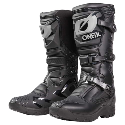 O'NEAL | Motocross-Stiefel | MX Enduro | Innerer Knöchel-, Fuß- & Schaltzonenschutz, Perforiertes Innenfutter | Boots RSX Adventure V.24 | Erwachsene | Schwarz | Größe 40 von O'NEAL
