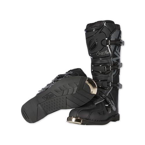 O'NEAL Motocross Stiefel TRIBUTE Boot I MX Enduro I Stabile Motorradschuhe Herren & Damen mit Sohlenschutz I Motorradstiefel ergonomisch I Schwarz I Größe 40/7,5 von O'NEAL