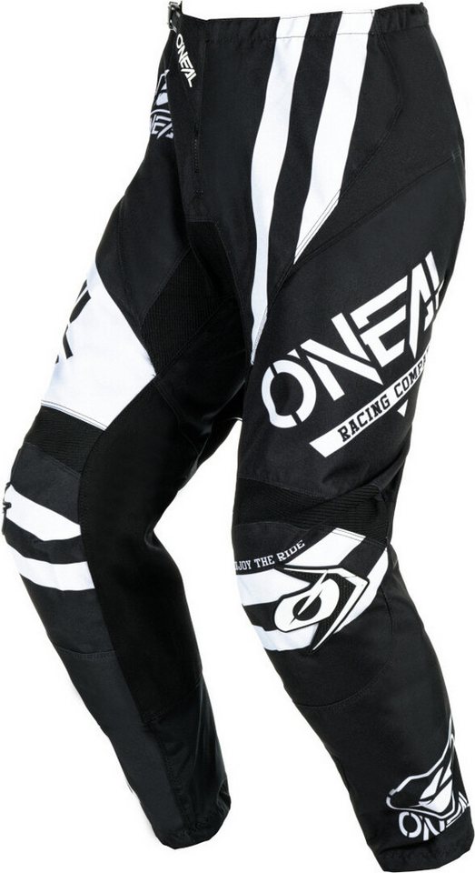 O’NEAL Motorradhose Element Warhawk schwarz/weiße Motocross Hose Atmungsaktiv von O’NEAL