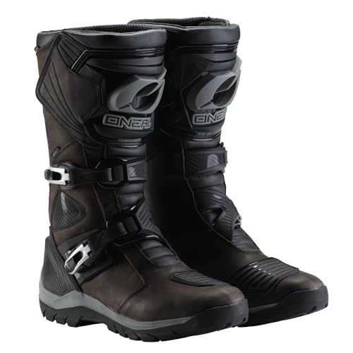 O'NEAL | Motorradstiefel | Enduro Adventure | Robuster & wasserdichter Tourenstiefel, Metallverstärkte Innensohle, Austauschbares Fußbett | Sierra Pro Boot | Erwachsene | Braun | Größe 43 von O'NEAL