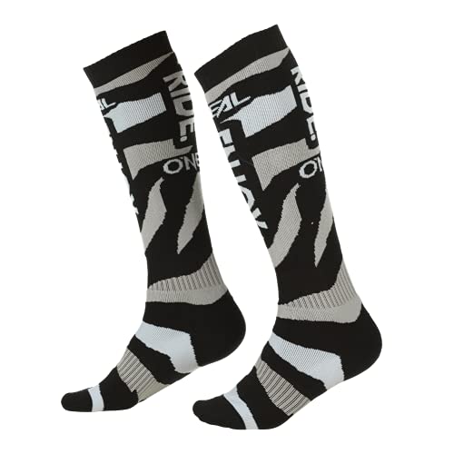 O'NEAL | Mountainbike Motocross Socken | MTB Downhill Freeride | Schweißabsorbierend, Verstärkter Fersen & Sohlenbereich | Pro MX ZoO'NEAL V.22 Socken | Unisex | Erwachsene | Schwarz Weiß | One Size von O'NEAL