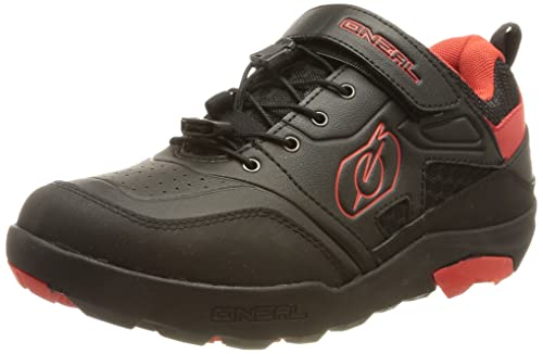 O'NEAL Traverse Flat Mountainbike Schuhe Vegan I MTB Downhill Freeride | Hoher Grip, perfekte Passform I MTB Schuhe Herren & Damen mit Mesh Belüftung I Schwarz I Größe 39 von O'NEAL