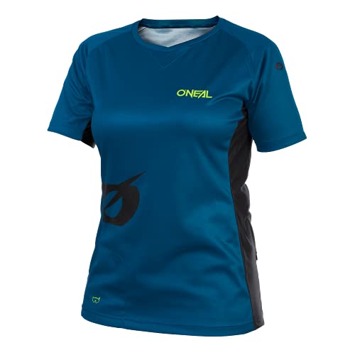 O'NEAL | Mountainbike-Trikot | MTB Mountainbike DH Downhill FR Freeride | Atmungsaktives Material, Weiblicher Schnitt | Soul Women's Jersey | Damen | Petrol | Größe S von O'NEAL