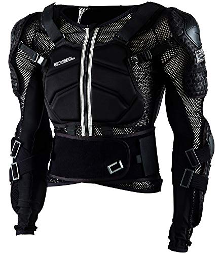 O'NEAL | Protektoren-Jacke | Kinder | Motocross Enduro | Verstellbare Stretchbänder, Hochschlagfestes IPX®-Material, Mesh-Paneele zur Kühlung | Underdog Protector Jacke Youth | Schwarz | Größe L von O'NEAL