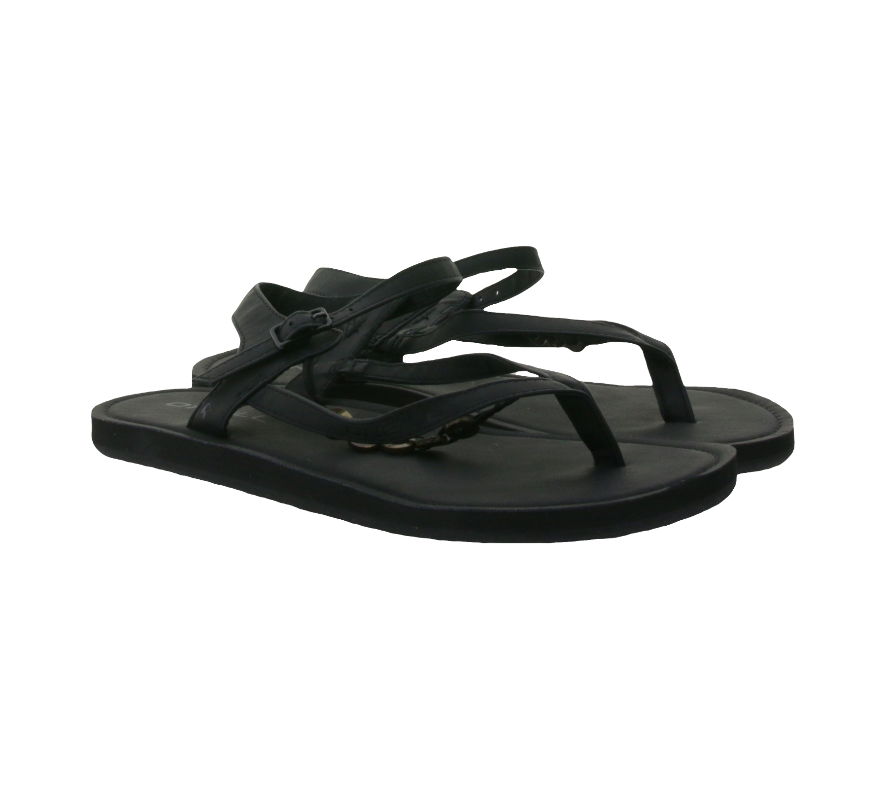 O´NEILL Batida Coco Damen Zehen-Trenner bequeme Sandalen für den Sommer 0A9502 9010 Schwarz von O´NEILL