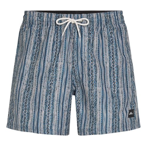 O´NEILL O'NEILL CALI Print 15'' Swimshorts Blue Pressed Lines - XXL von O´NEILL