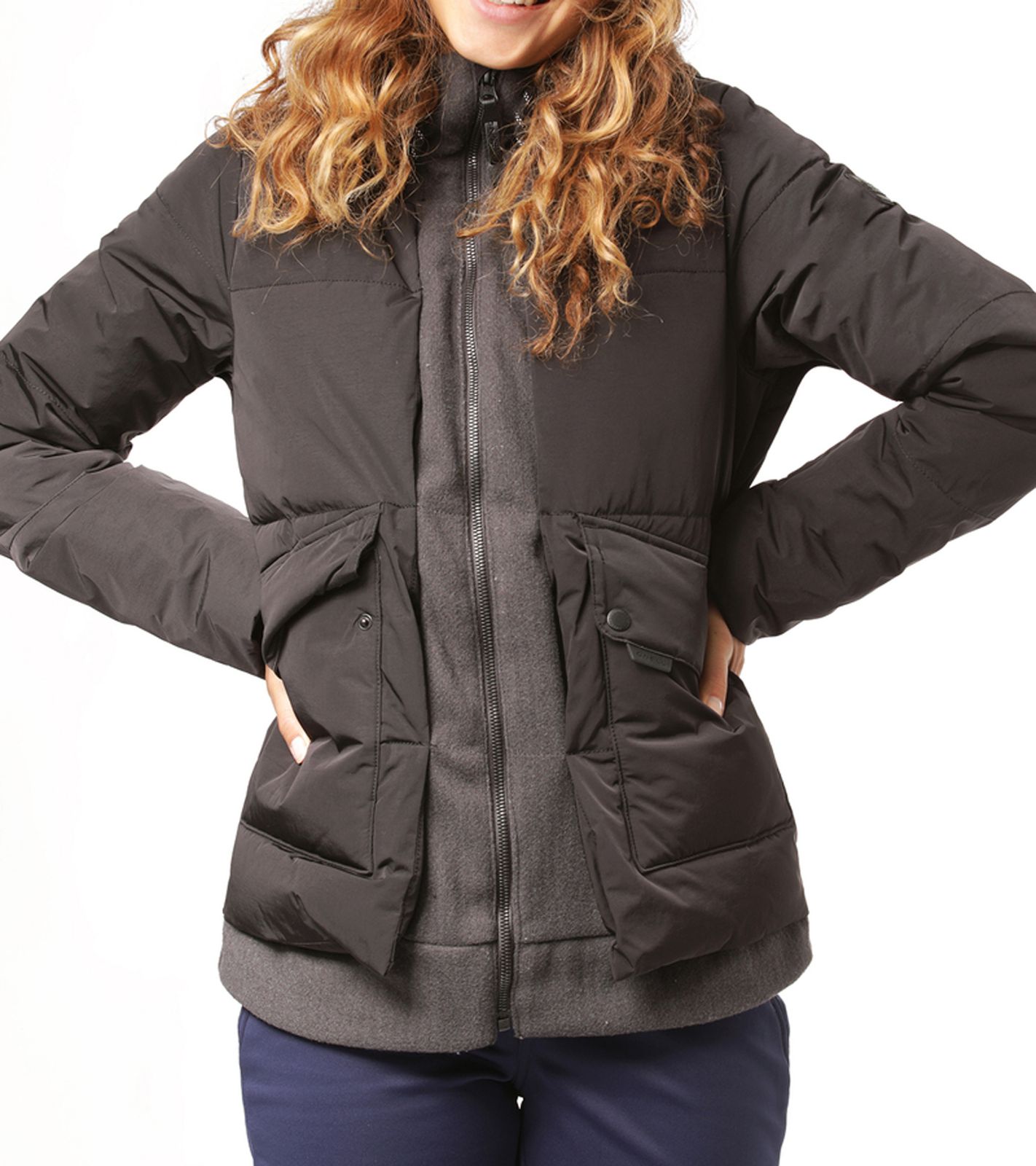 O'Neill Short Azurite Damen Winter-Jacke Snowboard-Jacke mit verstellbarer Kapuze 0P5012 9010 Schwarz von O´NEILL