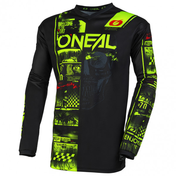 O'Neal - Element Jersey Attack V.23 - Radtrikot Gr L;M;S;XL;XXL schwarz von O'Neal