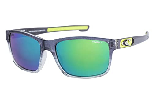 O'Neill CONVAIR2.0 Sonnenbrille 108P Mattgrau/Lime Spiegel, Grau/Limettengrün verspiegelt, One Size von O'Neill