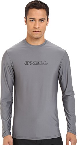 O'NEILL Herren Basic Skins LSF 50+ Long Sleeve Sun Shirt, Herren, Smoke, Medium von O'Neill