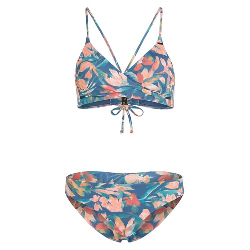Essentials Baay Maoi Bikini-Set | Blue Painted Tropics von O'Neill