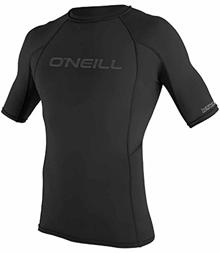 O';Neill Thermo-X Kurzarmshirt mit runden Top Schwarz - Easy Stretch Schnell Dry - Wasserabweisung, Geruchsbeständigkeit von O'Neill