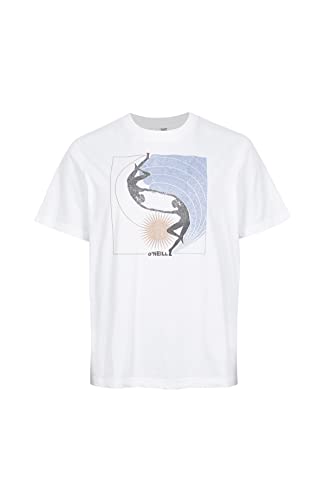O'NEILL Damen Allora Graphic T-Shirt, 11010 Schneeweiß, 0 von O'Neill