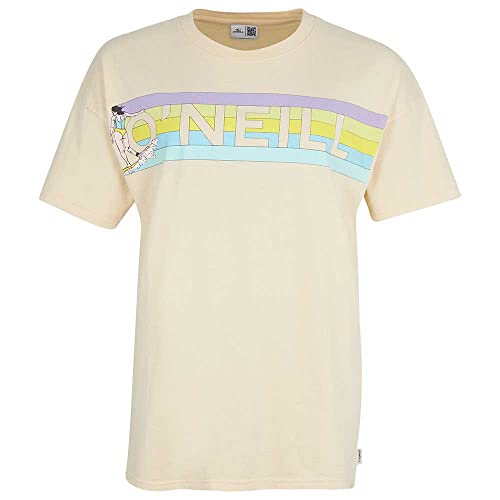 O'NEILL Damen Connective Graphic Long T-Shirt, 17515 Bleached Sand, 0 von O'Neill