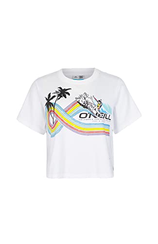 O'NEILL Damen Connective Graphic T-Shirt, 11010 Schneeweiß, L/XL von O'Neill